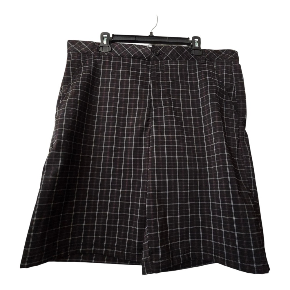 Fila Sport Athletic Plaid Golf Shorts Mens Size 38 Sports Performance 11" Inseam